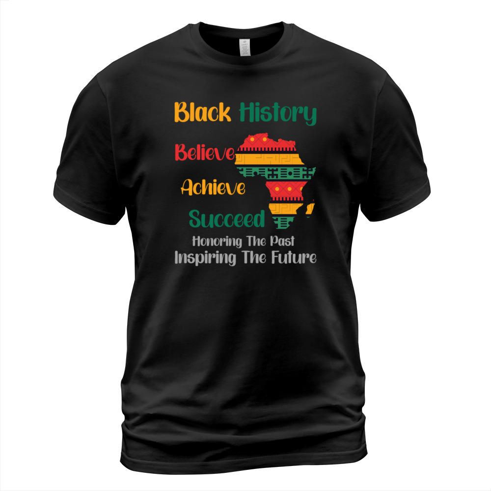 Honoring Past Inspiring Future Black History Month T-Shirt Unisex