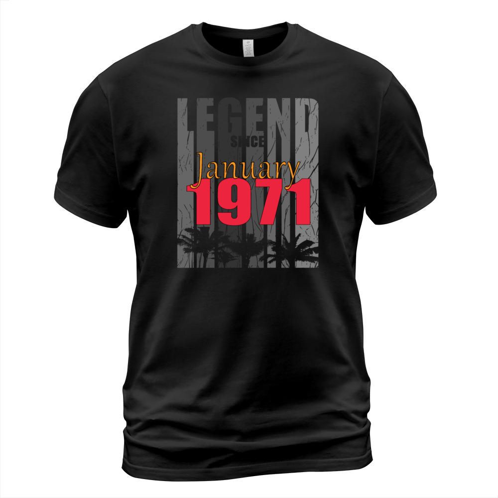 born 1971 January vintage gift T-Shirt Unisex