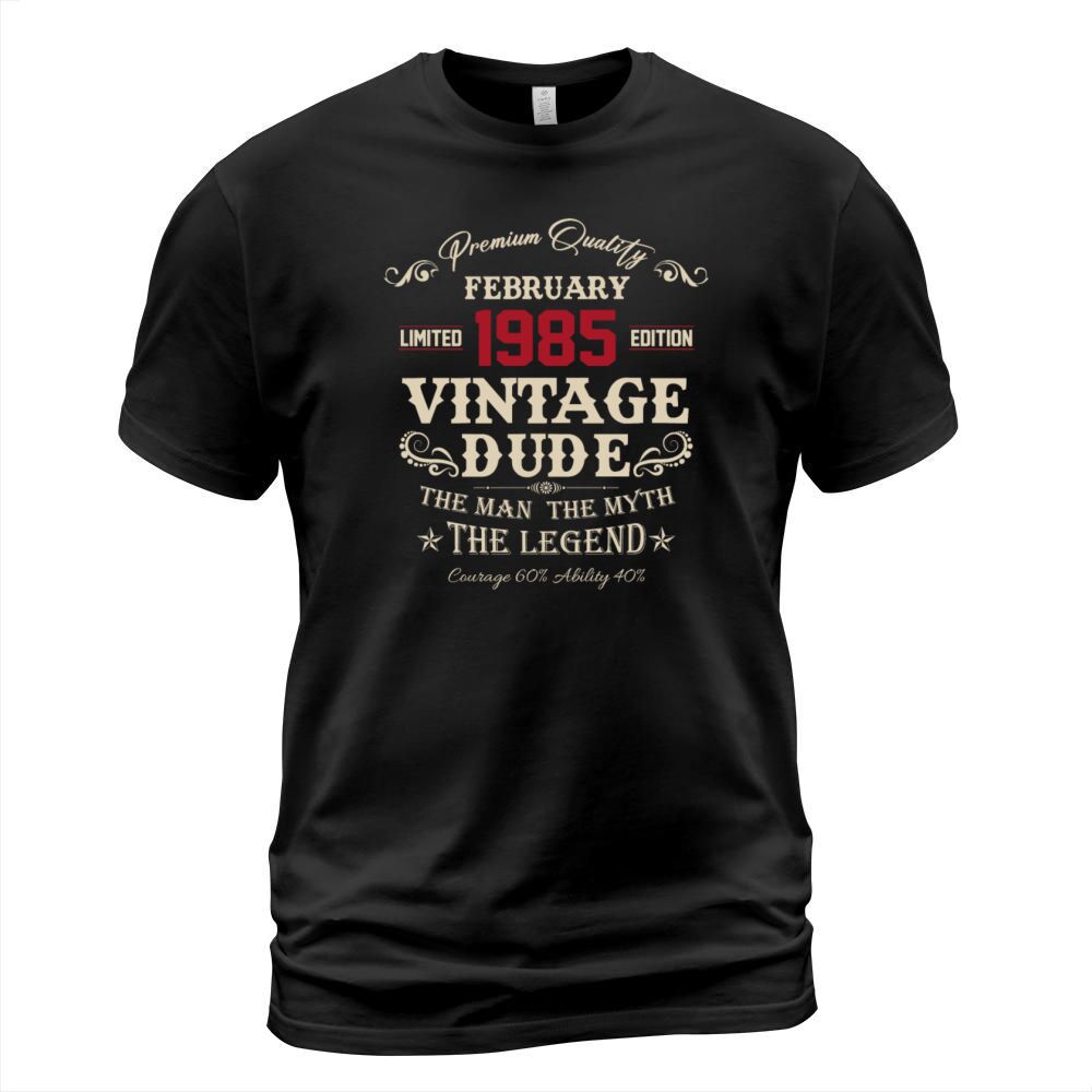 February 1985 Vintage Birthday Present T-Shirt Unisex
