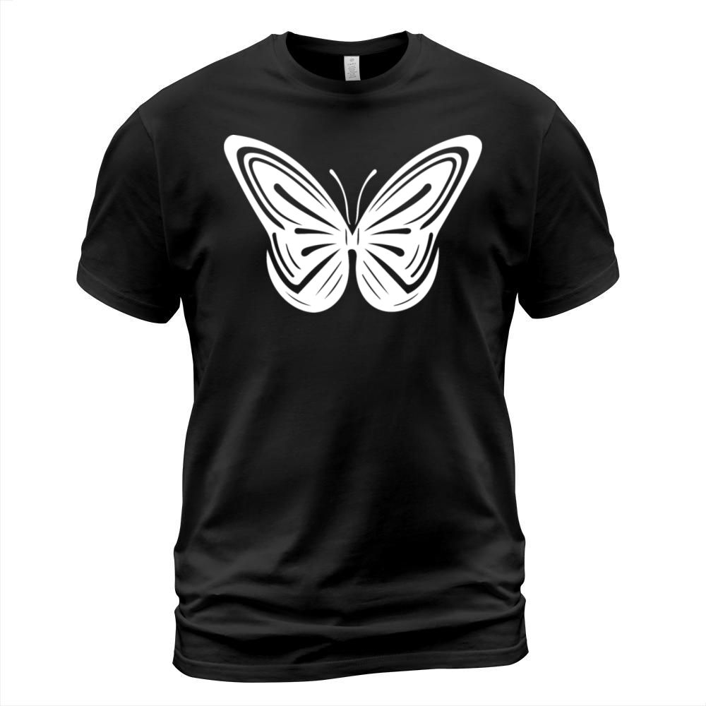 Elegant Vintage Geometric Butterfly T-Shirt Unisex