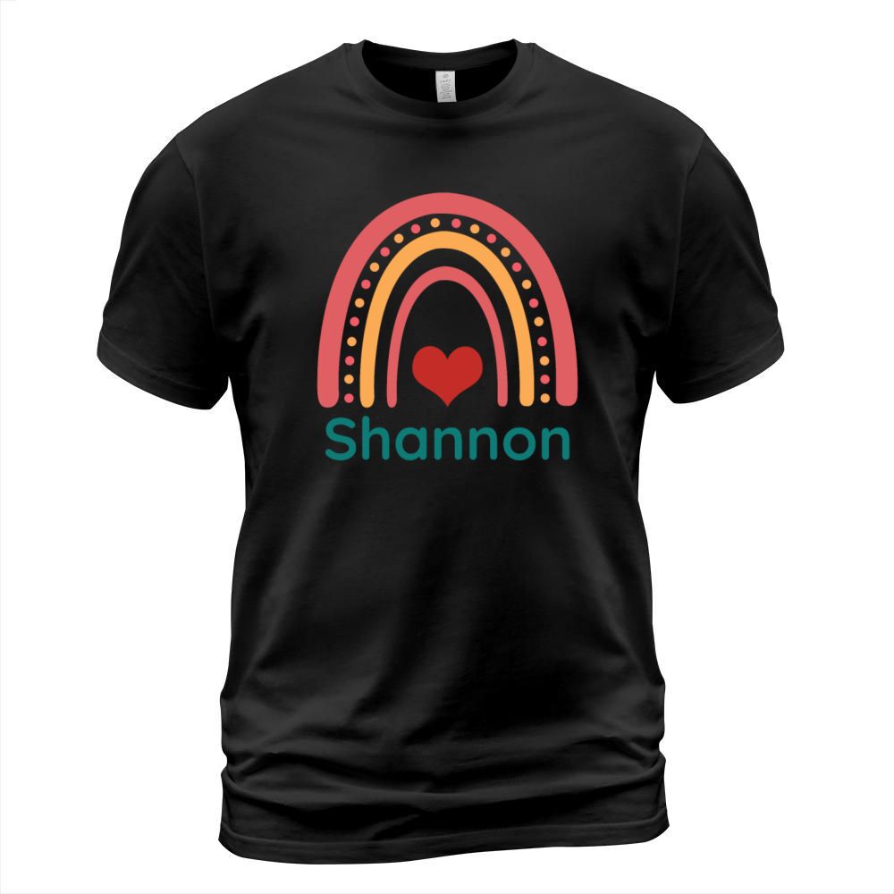 Shannon Vintage Boho Rainbow T-Shirt Unisex
