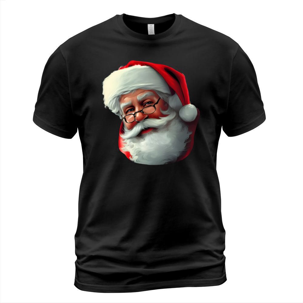 Merry Christmas Santa Claus vintage image 1960 T-Shirt Unisex