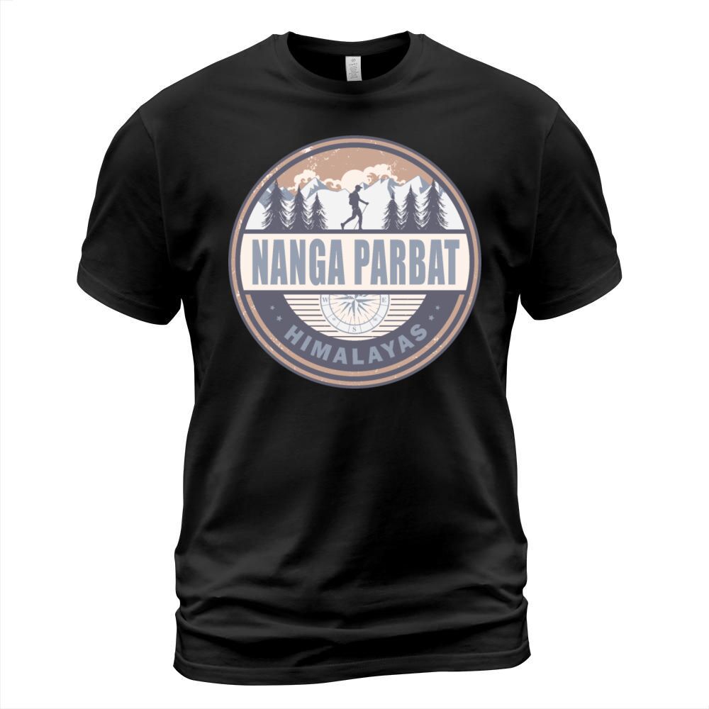 Nanga Parbat Himalayas Pakistan Vintage Hiking T-Shirt Unisex