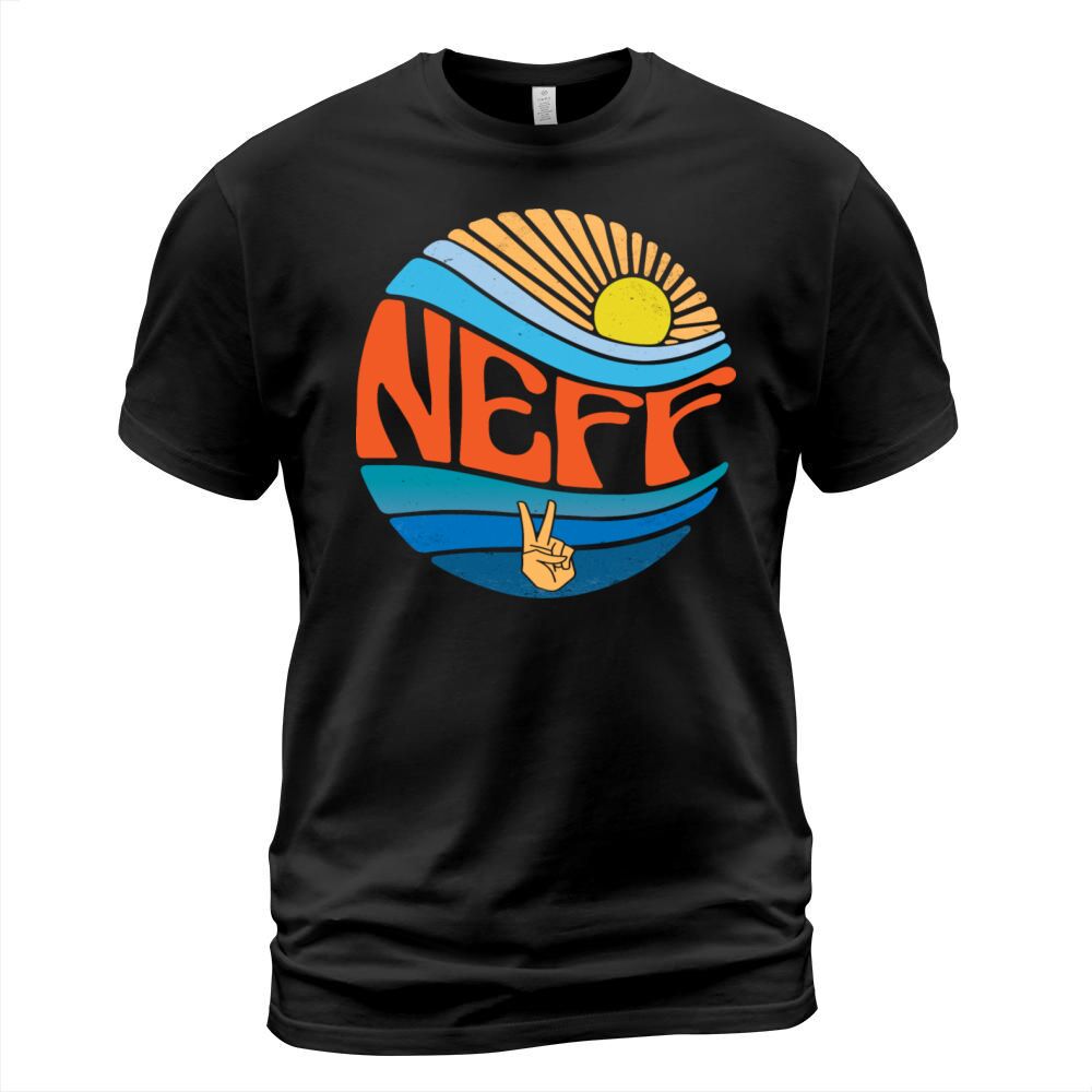 Neff Shirt Vintage Sunset Neff Groovy Tie Dye T-Shirt Unisex