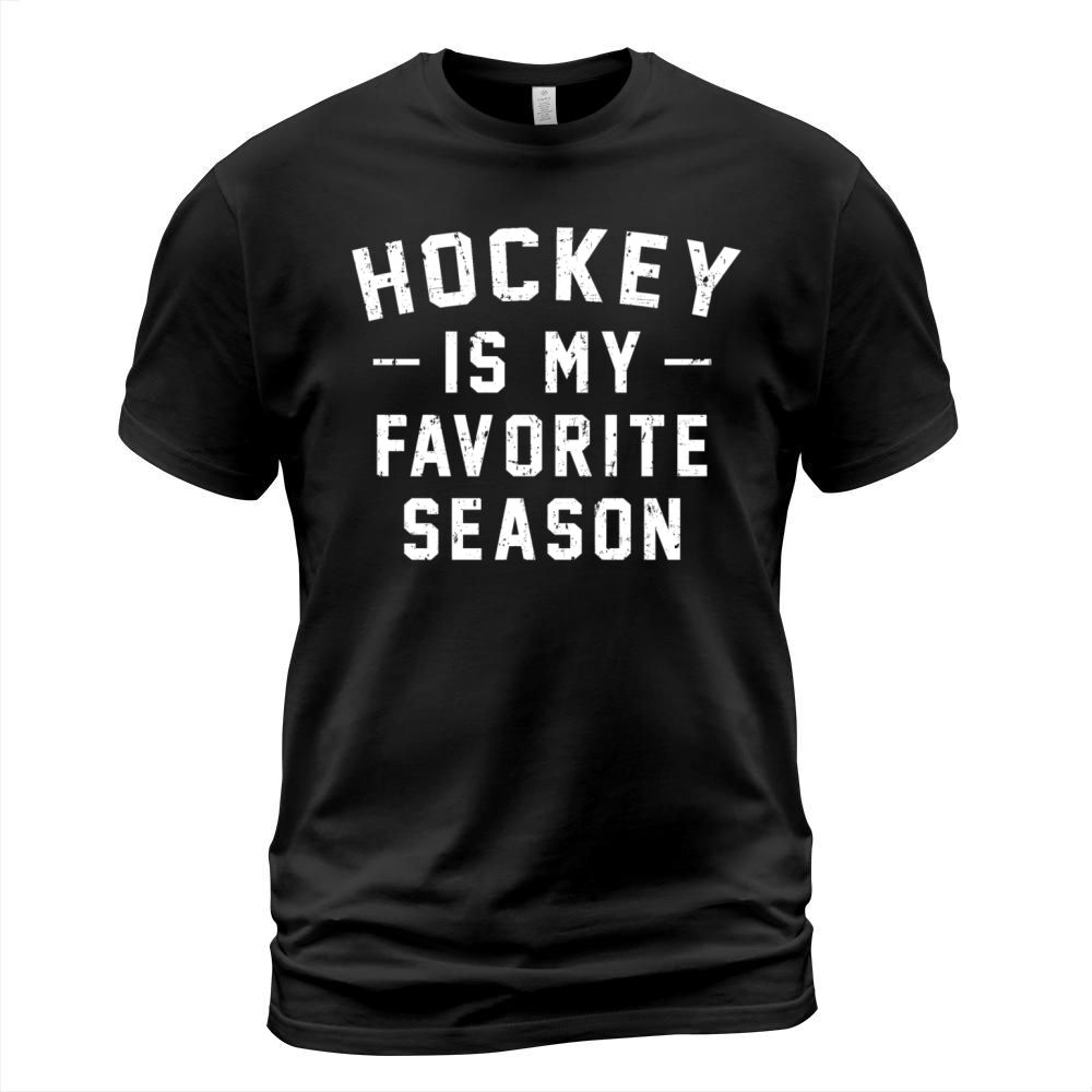 Hockey Is My Favorite Season Vintage Distressed T-Shirt Unisex