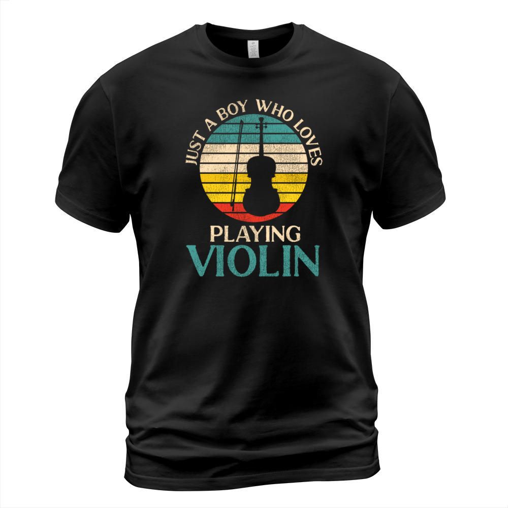 Violin Violinist Retro Vintage T-Shirt Unisex