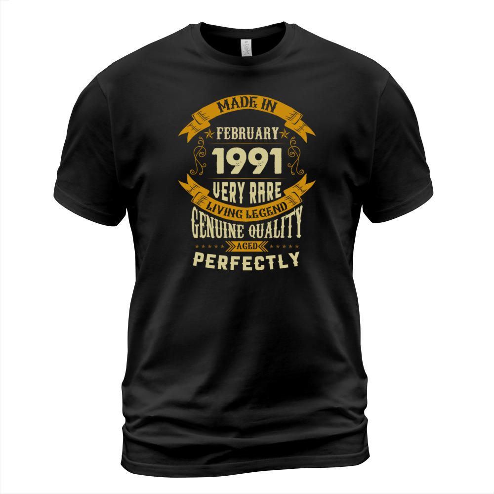 February 1991 Vintage Birthday Present T-Shirt Unisex