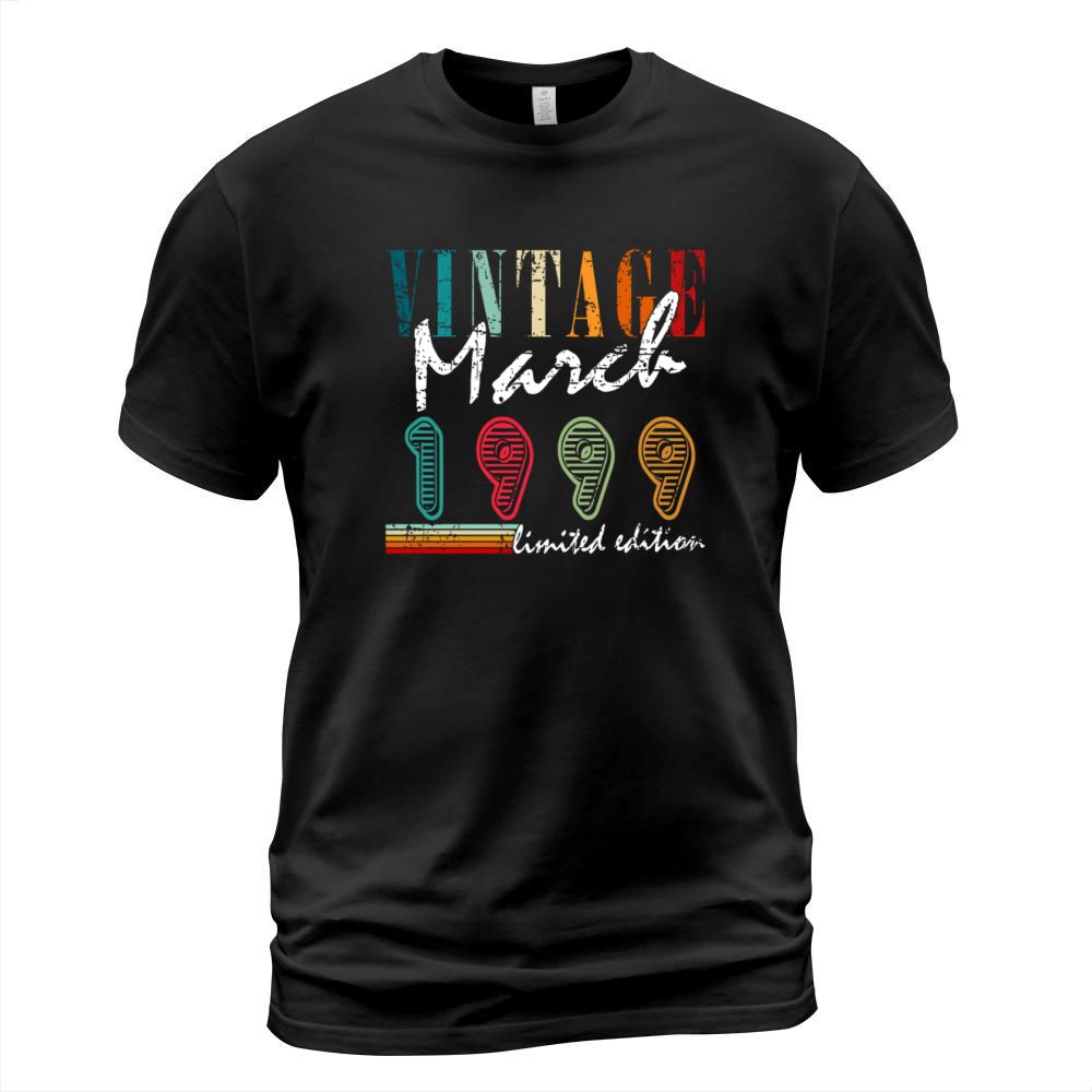 24th birthday march vintage 1999 vintage T-Shirt Unisex