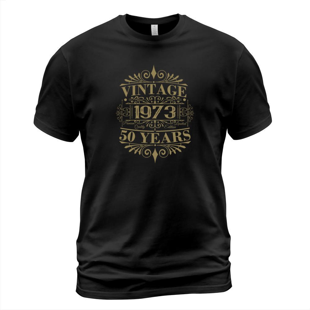 50th Birthday Vintage 1973 Ornaments Sayings T-Shirt Unisex