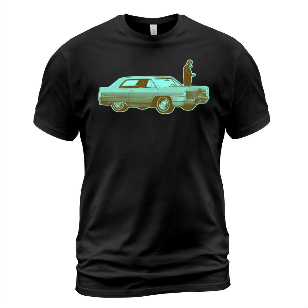 Shorty Cadillac Cyan Brown T-Shirt Unisex