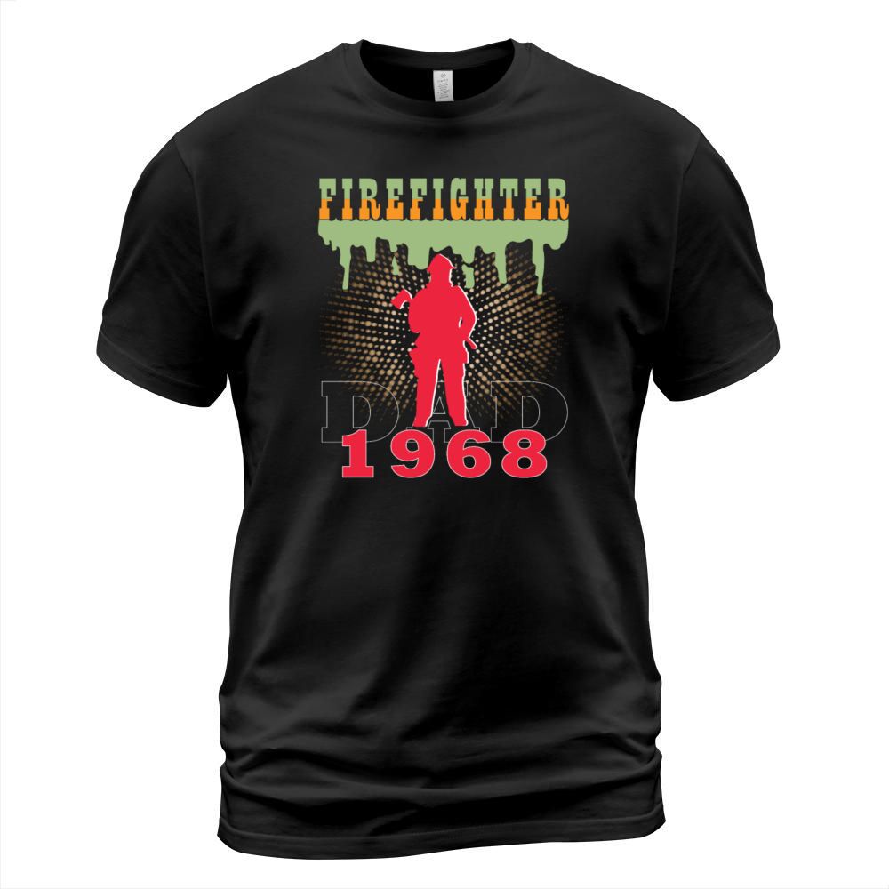 1968 vintage fireman birthday firefighter T-Shirt Unisex