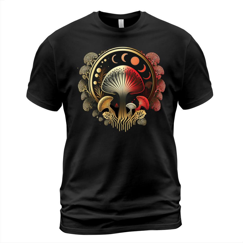 Goblincore Aesthetic Cottagecore Mushroom Dark T-Shirt Unisex