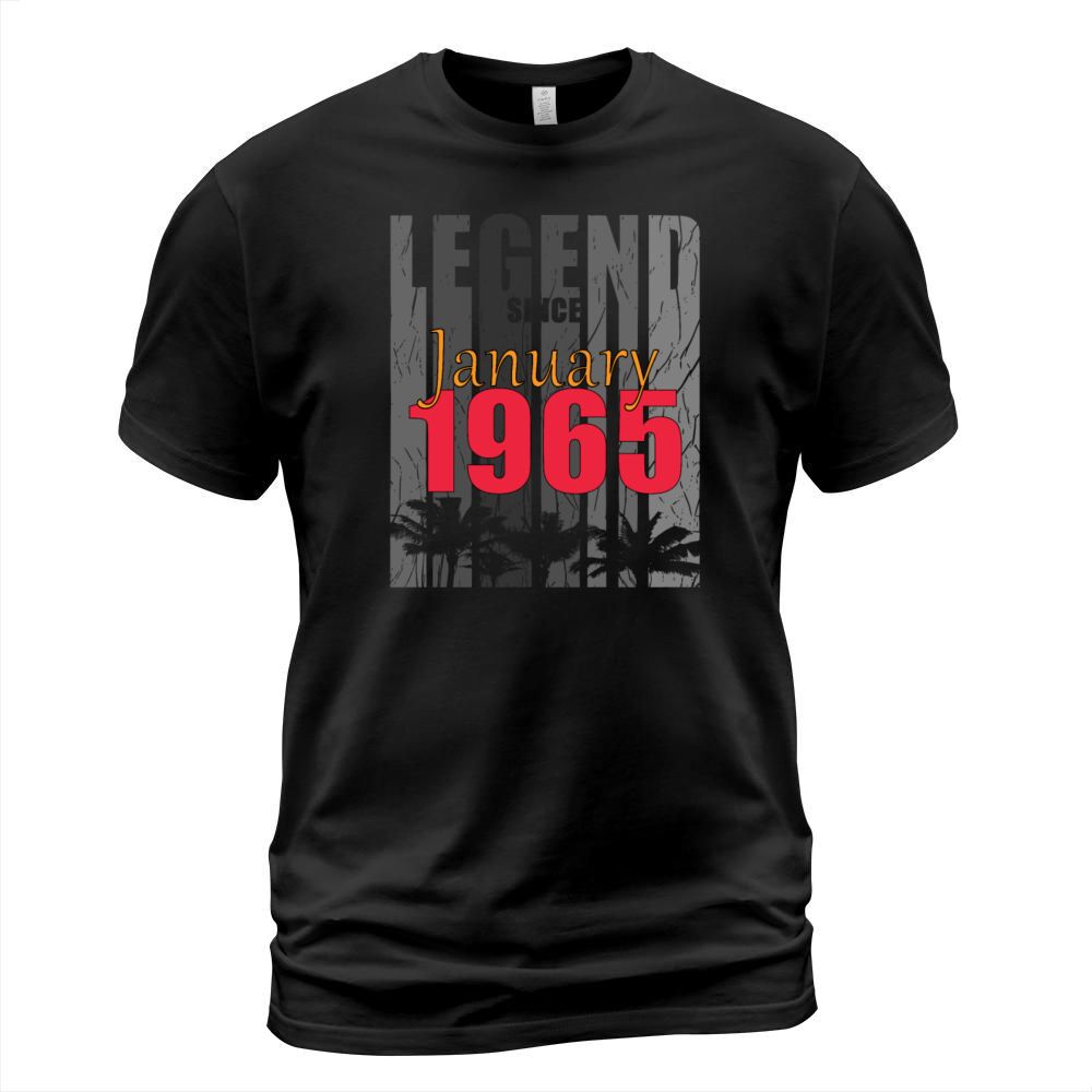 1965 January vintage birthday T-Shirt Unisex