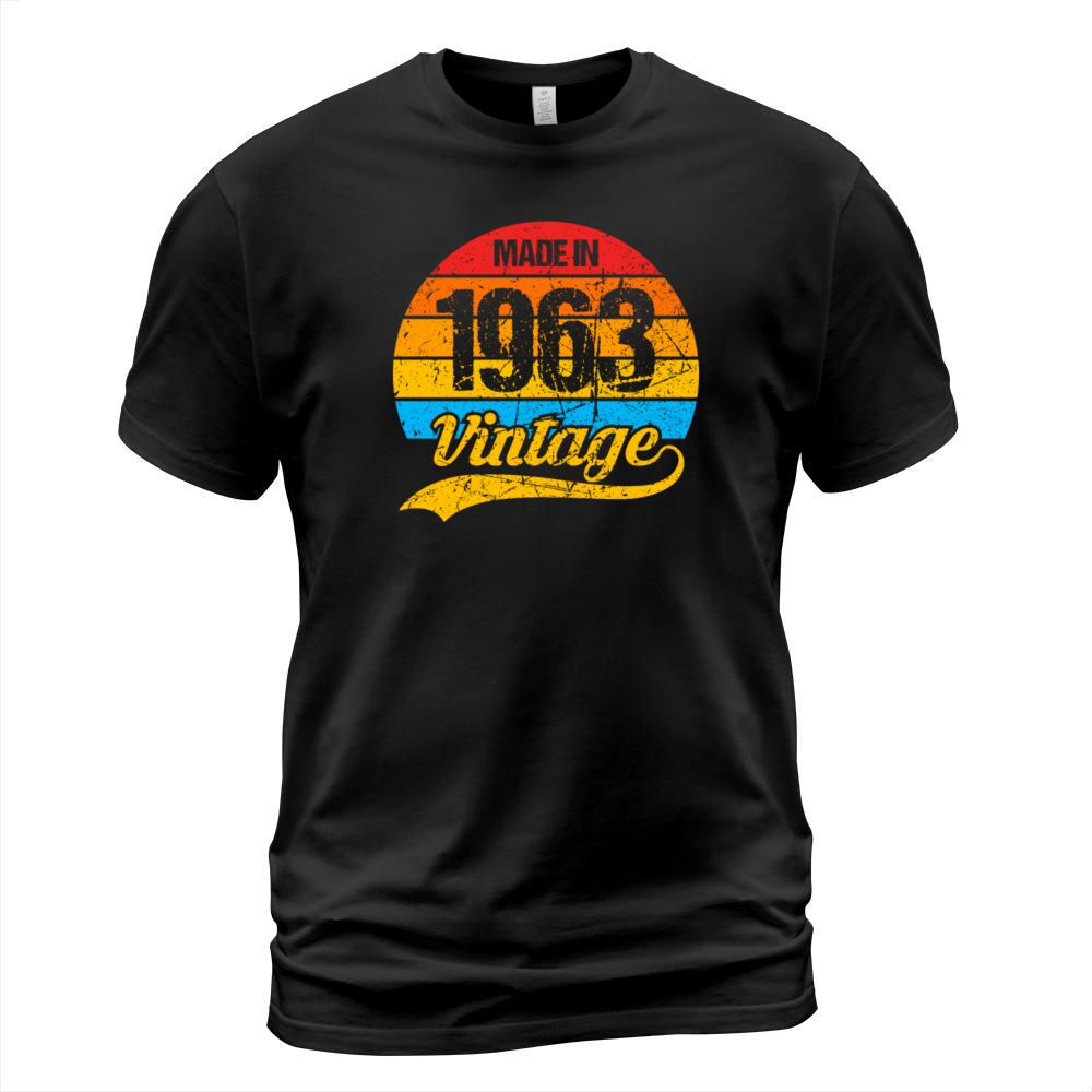 60 Years Vintage 1963 Retro 60th Birthday T-Shirt Unisex