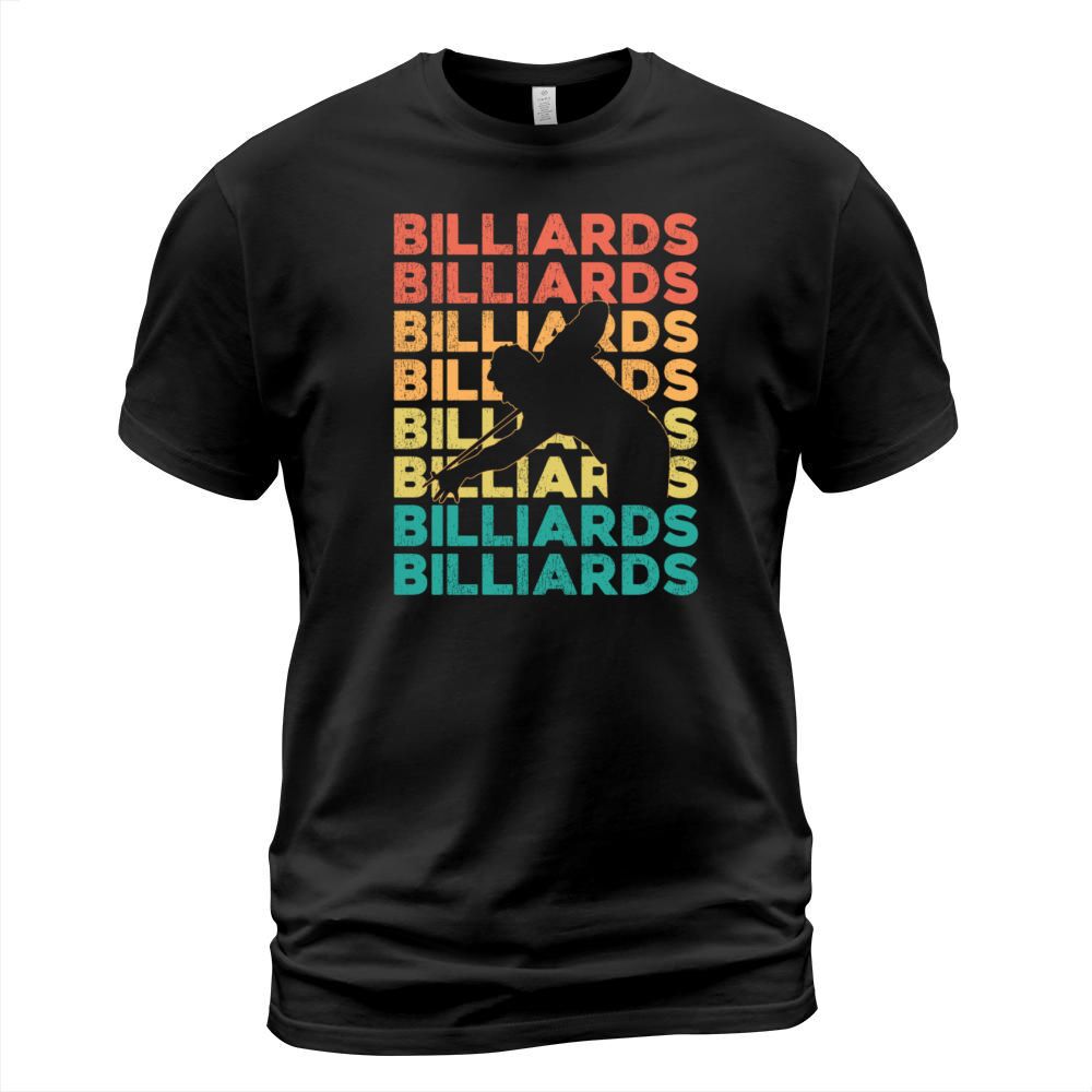 Billiards Pool Player Ball Retro T-Shirt Unisex
