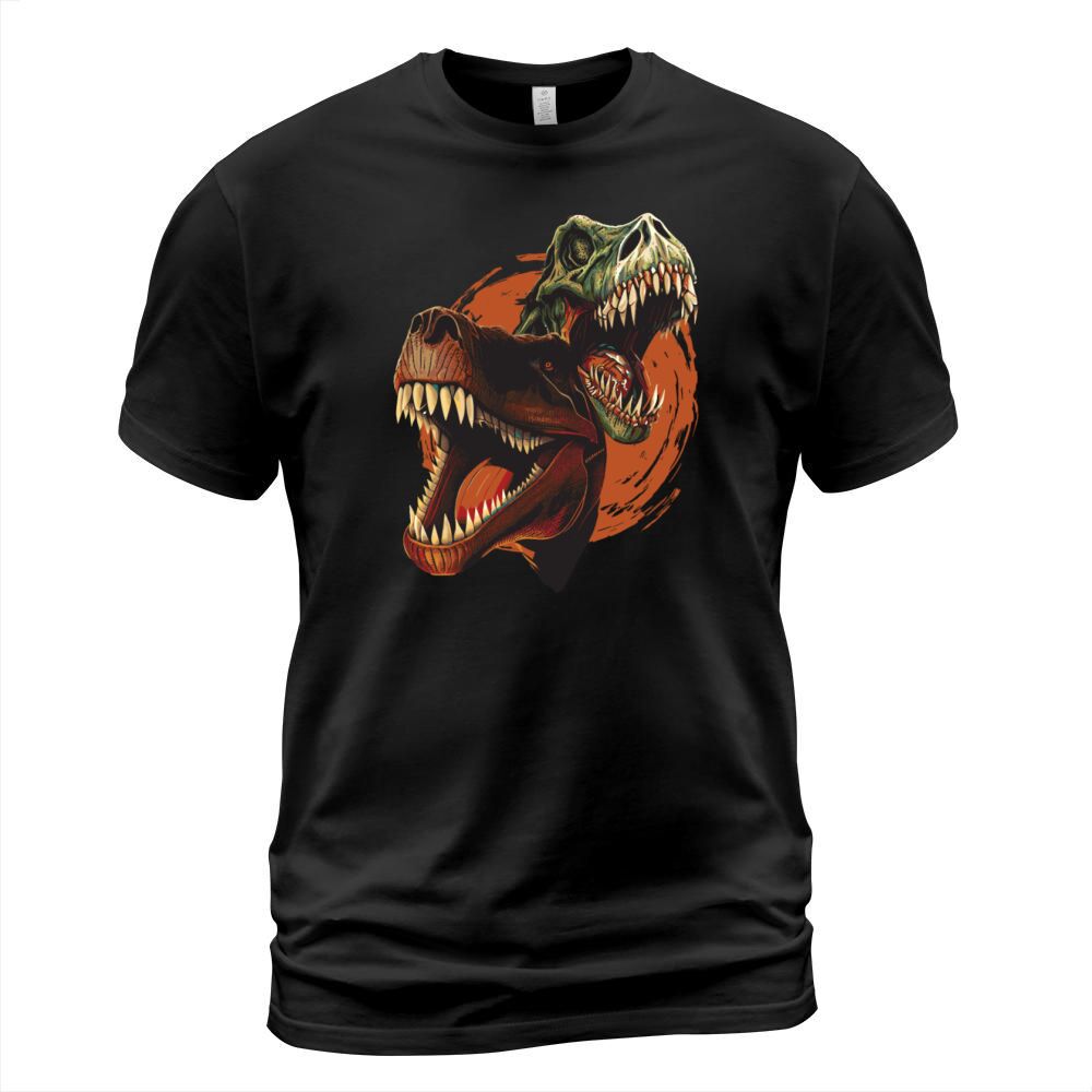 Vintage Tyrannosaurus Rex Dinosaur Head Skeleton T-Shirt Unisex