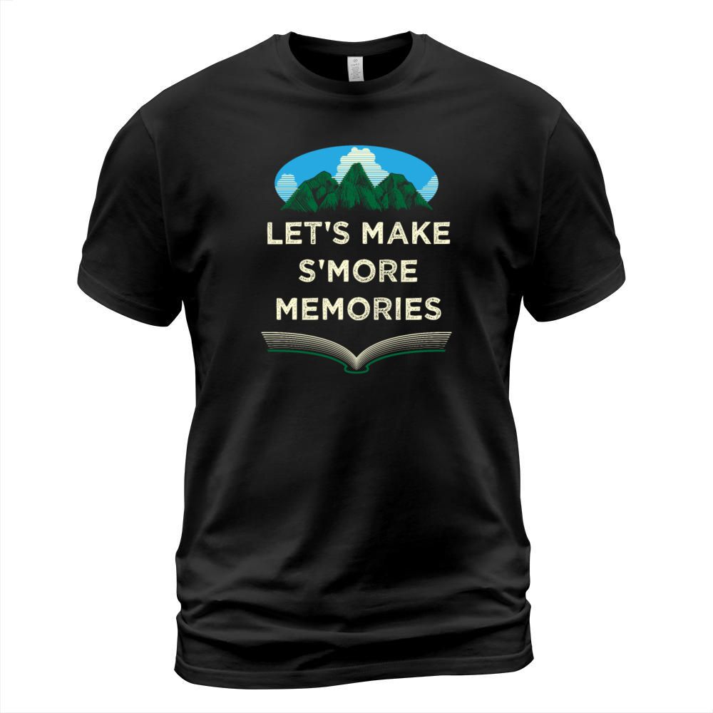 Lets Make Smore Memories Camping Funny Camper Humo T-Shirt Unisex