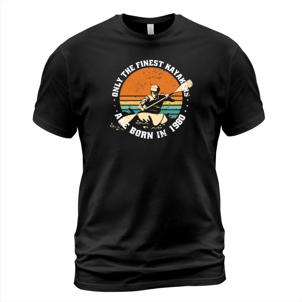 Kayak-Rafting KAYAKER Vintage 1980 Birthday T-Shirt Unisex