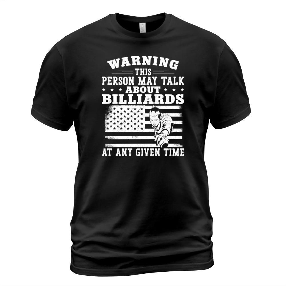 Billiards Pool Player Ball Vintage T-Shirt Unisex