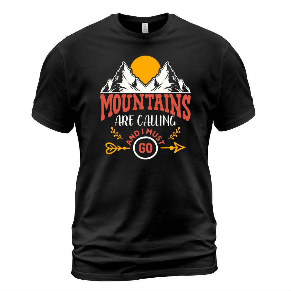 Vintage Mountains Climber Hiker T-Shirt Unisex
