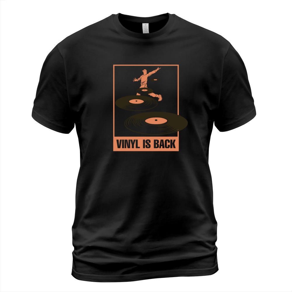 Vinyl is Back Old School Vinyl Recod Music Lovers T-Shirt Unisex