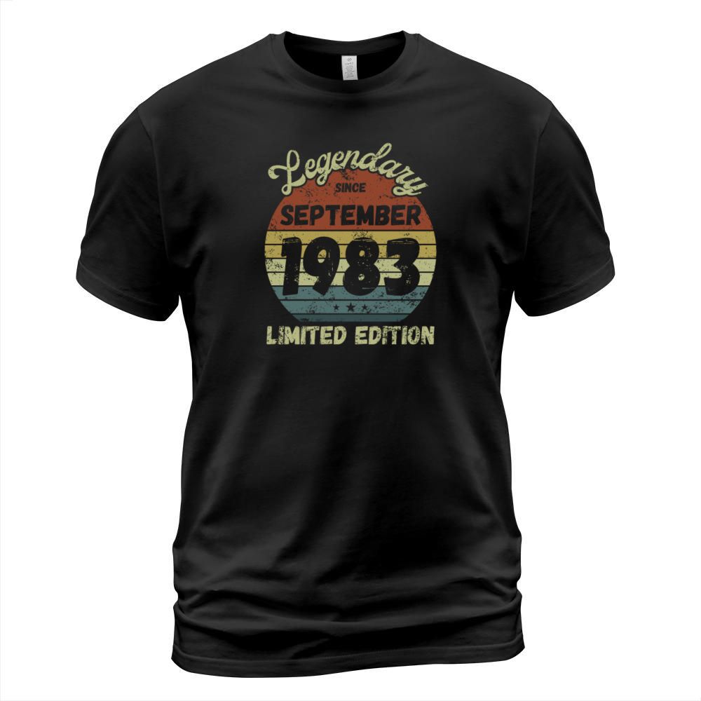 September 1983 - Vintage Birthday Present T-Shirt Unisex