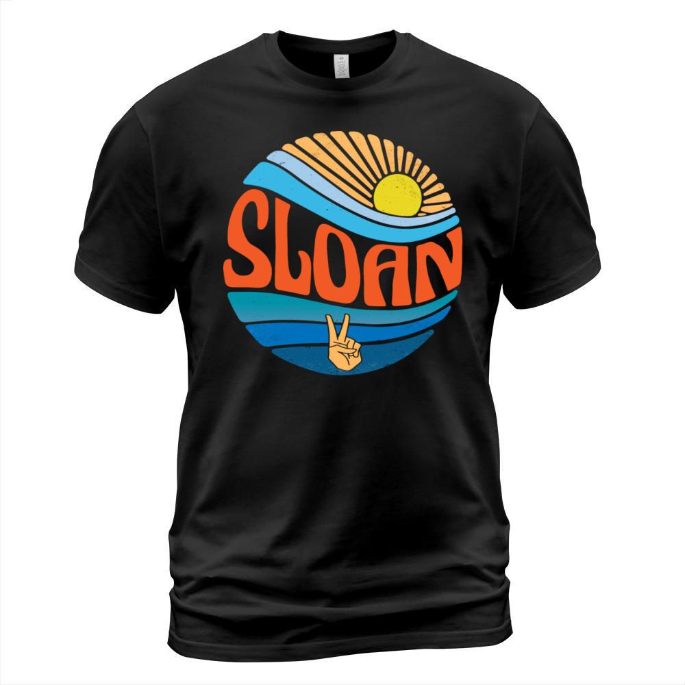 Sloan Shirt Vintage Sunset Sloan Groovy Tie Dye T-Shirt Unisex