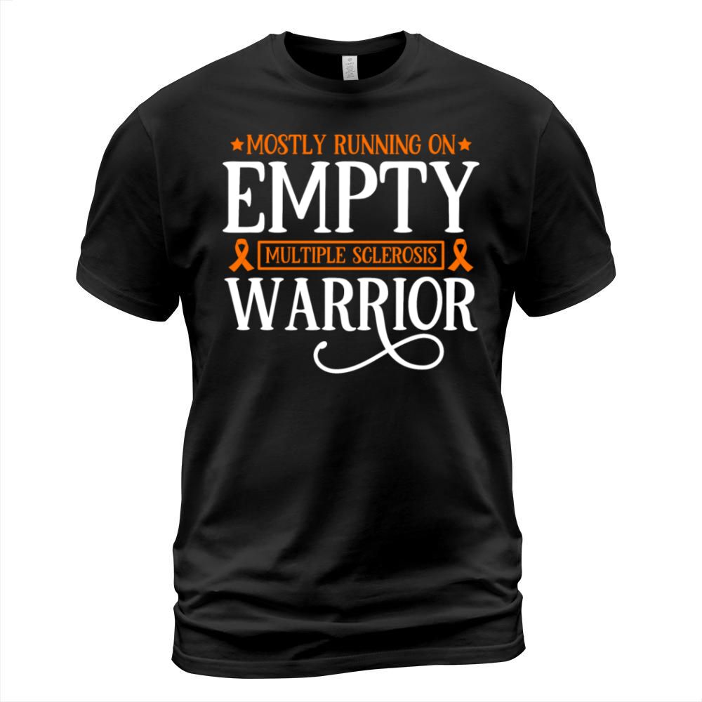 Multiple Sclerosis Awareness Orange Ribbon Mostly T-Shirt Unisex