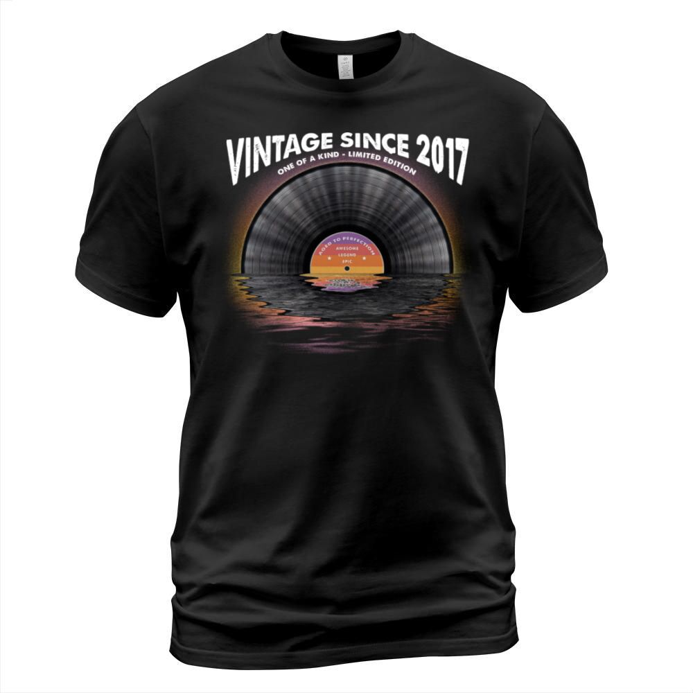 Vintage since 2017 Retro Disco Music Vintage T-Shirt Unisex