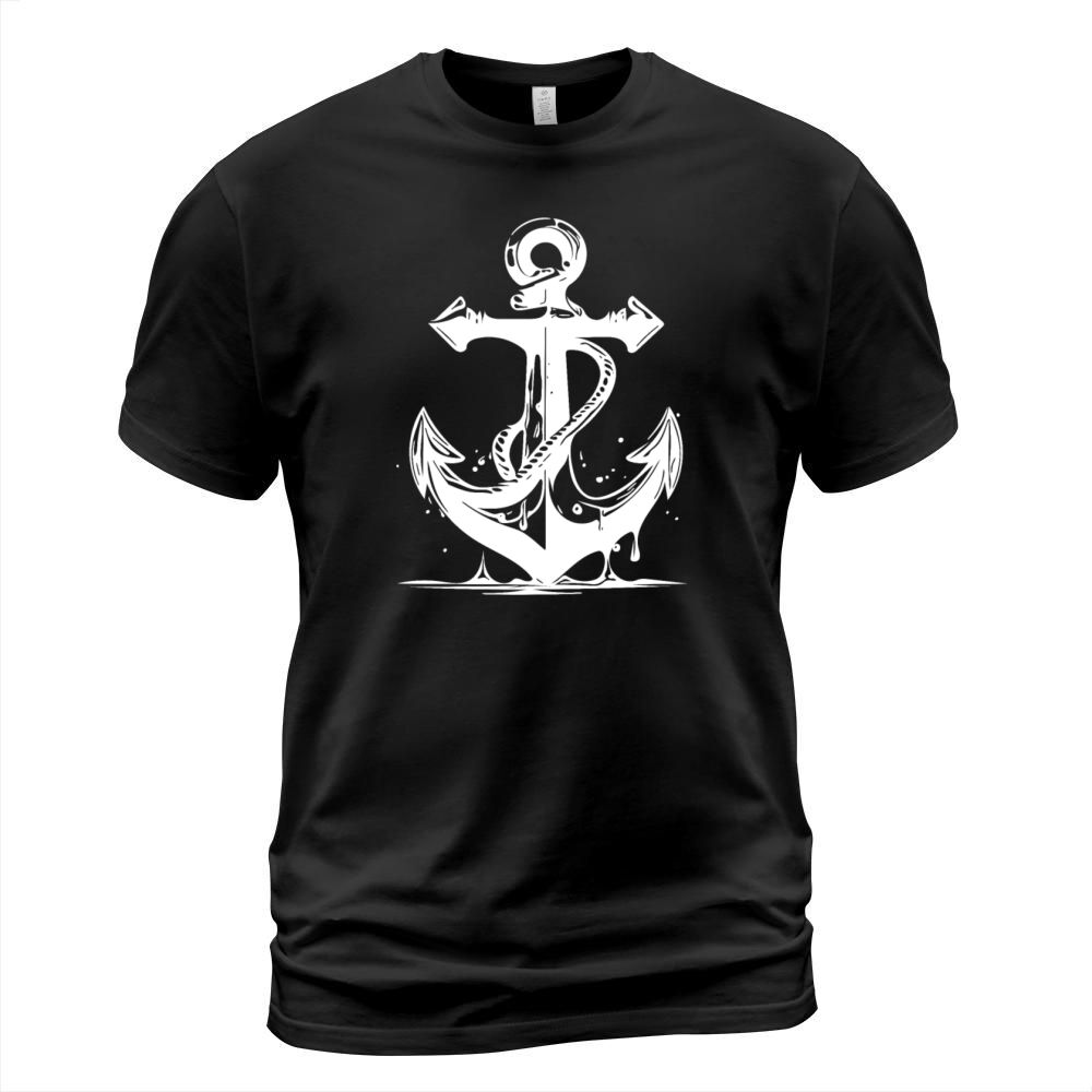 Vintage Old Wet Anchor With Rope T-Shirt Unisex