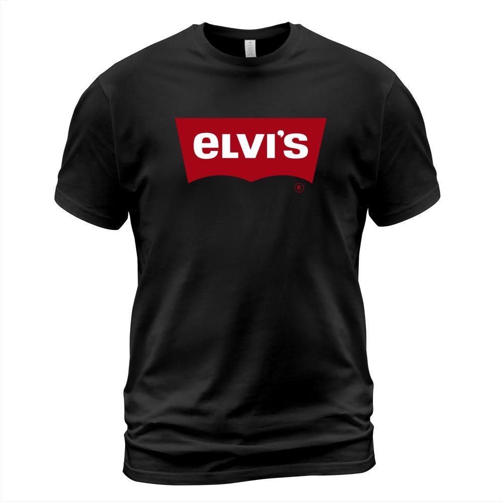 ELVIS - Levis Style Logo T-Shirt Unisex