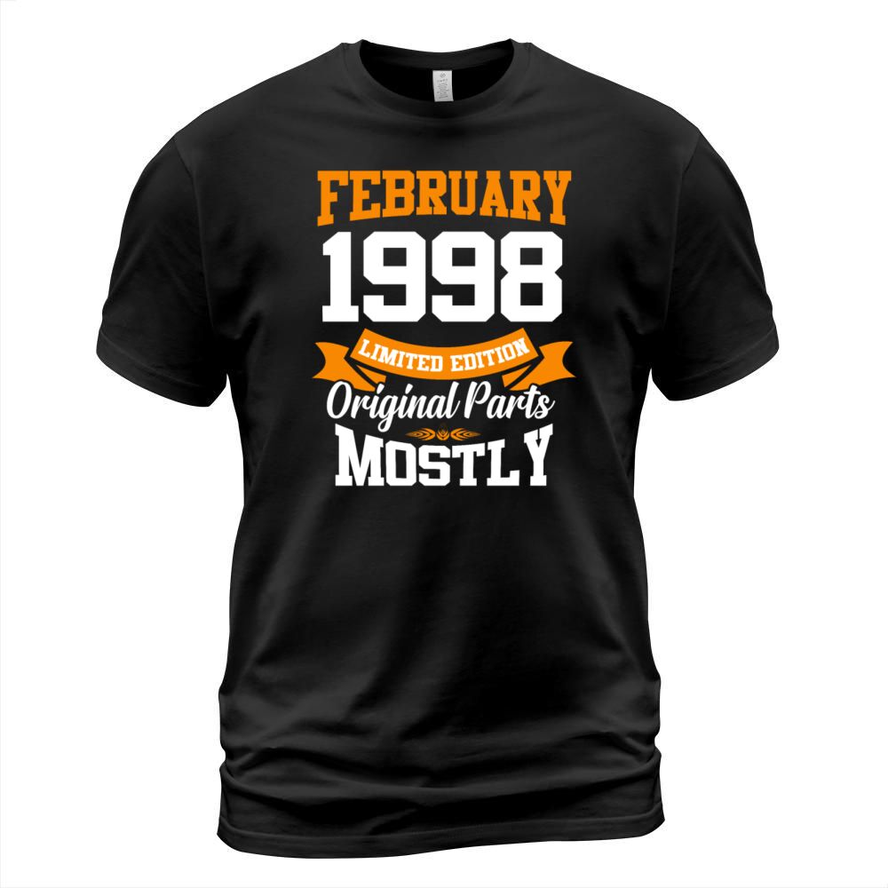 February 1998 Vintage Birthday Present T-Shirt Unisex