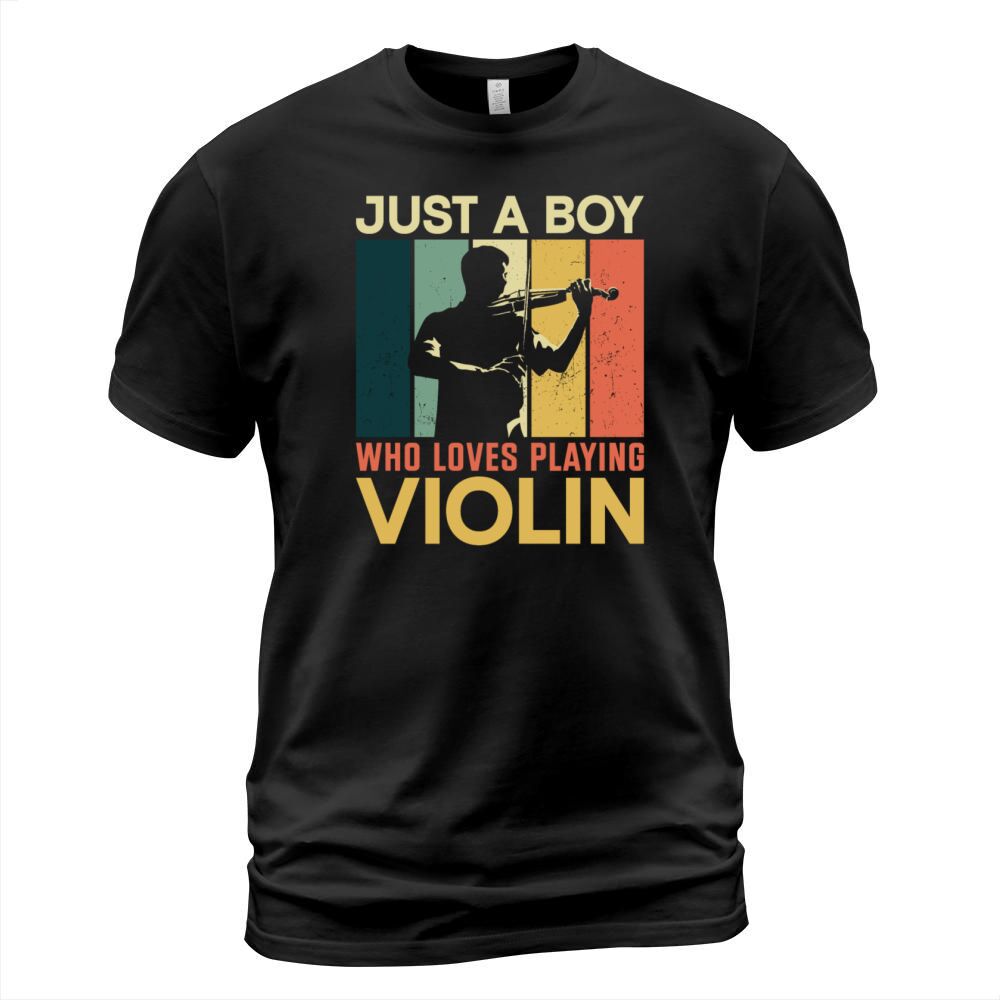 Violin Violinist Retro Vintage T-Shirt Unisex