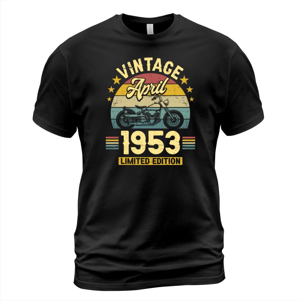 April 1953 70 Years Old Vintage 70th Birthday T-Shirt Unisex