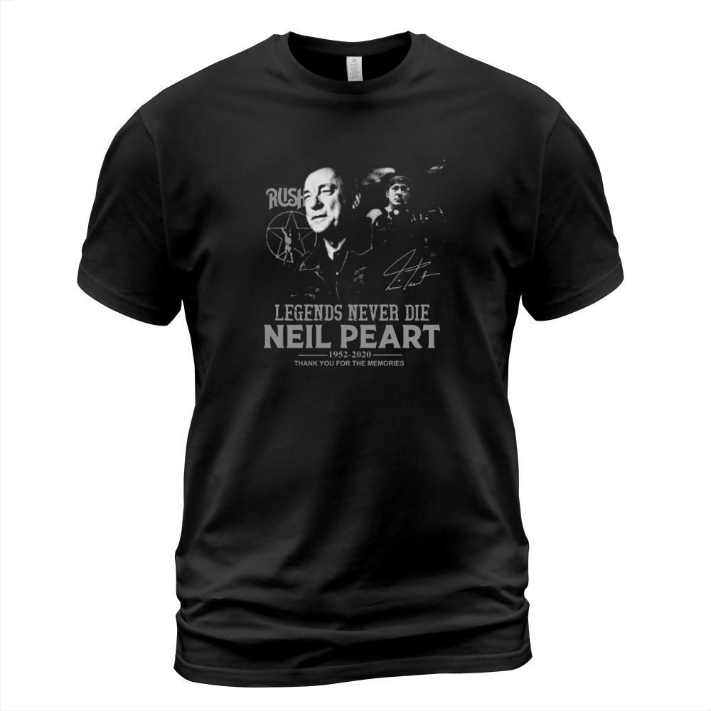 Legends Never Die Neil Peart 1952 2020 T-Shirt Unisex
