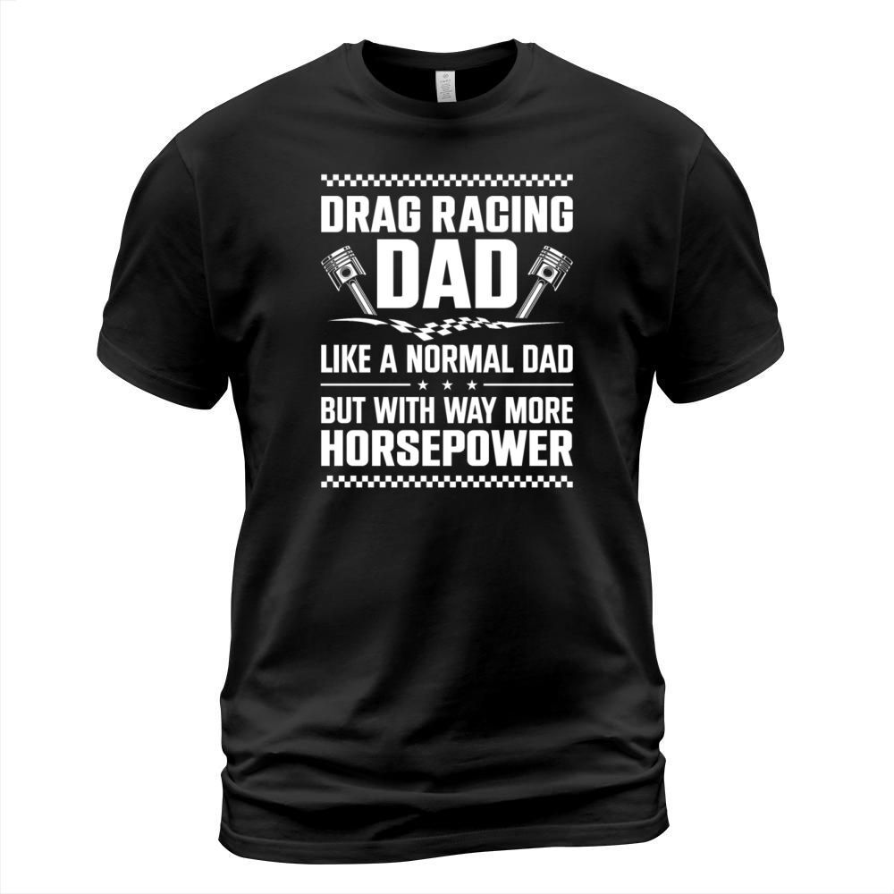 Drag Racing Race Car Dad Vintage T-Shirt Unisex