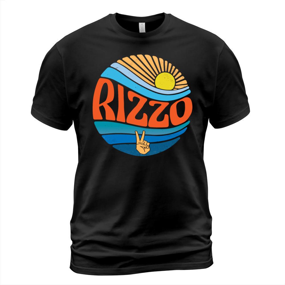 Rizzo Shirt Vintage Sunset Rizzo Groovy Tie Dye T-Shirt Unisex