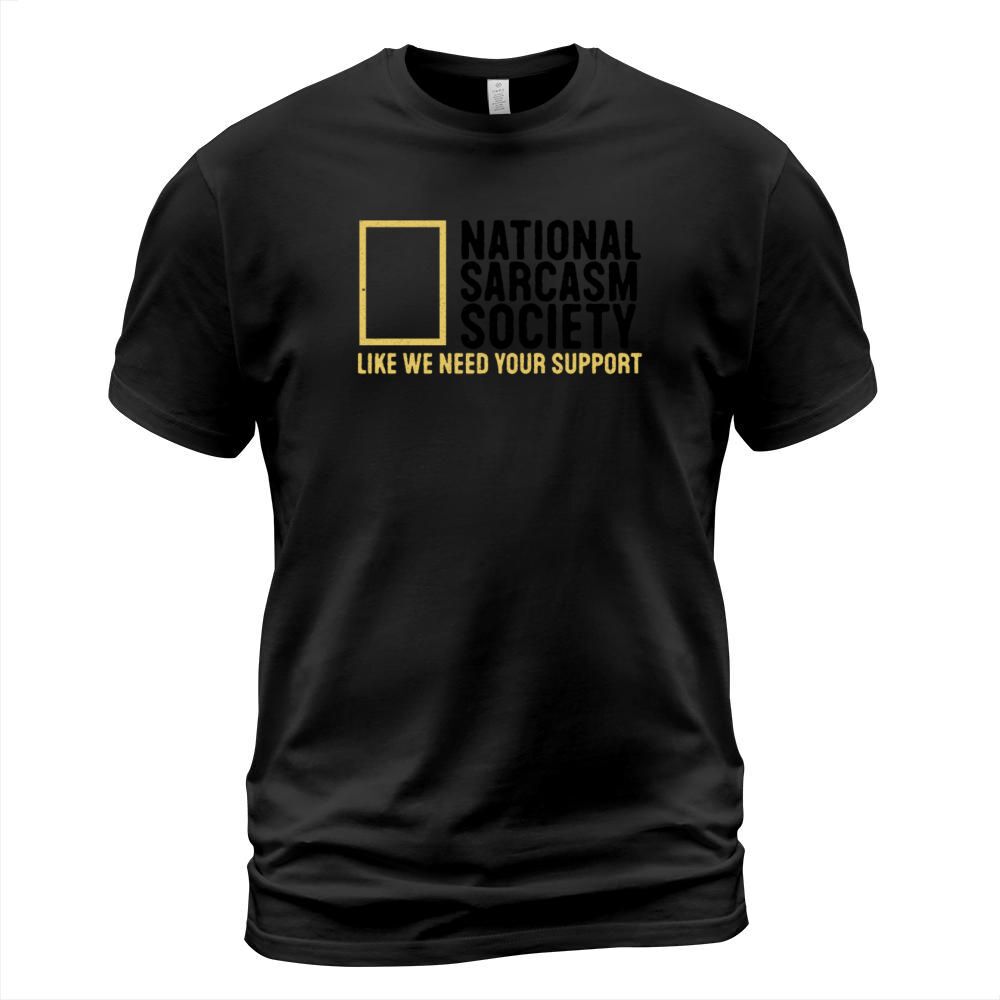 National Sarcasm Society vintage T-Shirt Unisex