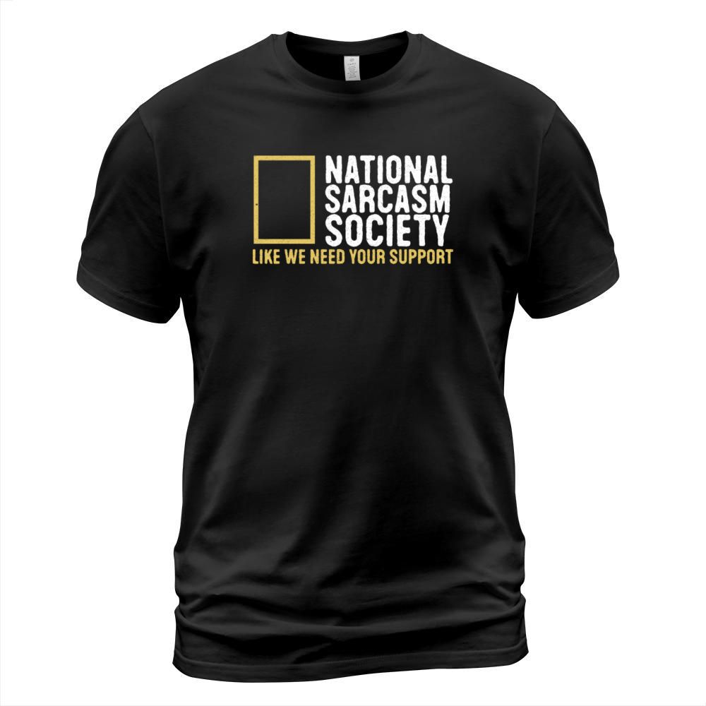 National Sarcasm Society vintage T-Shirt Unisex