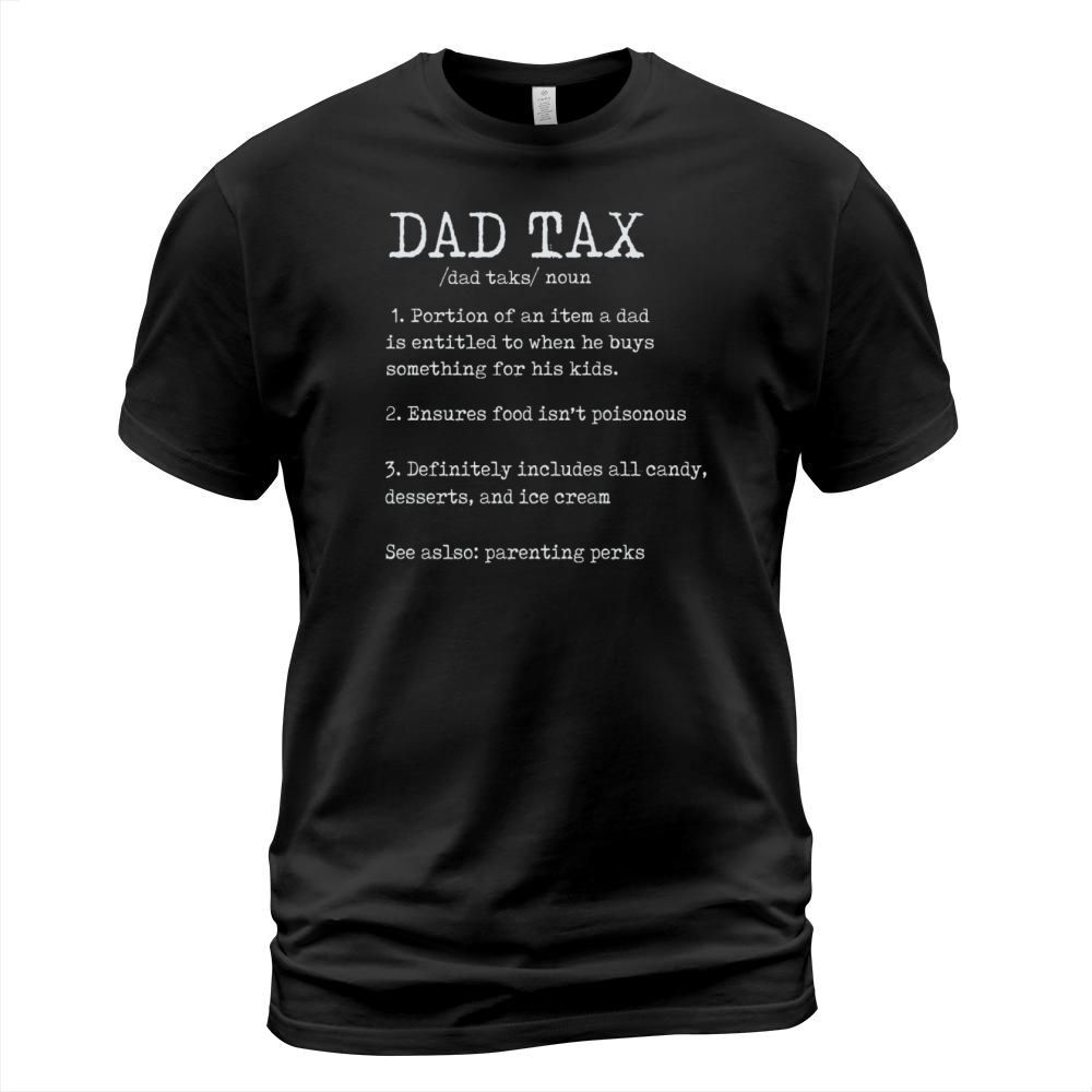 Vintage Dad Tax Definition Men Funny Fathers Day T-Shirt Unisex