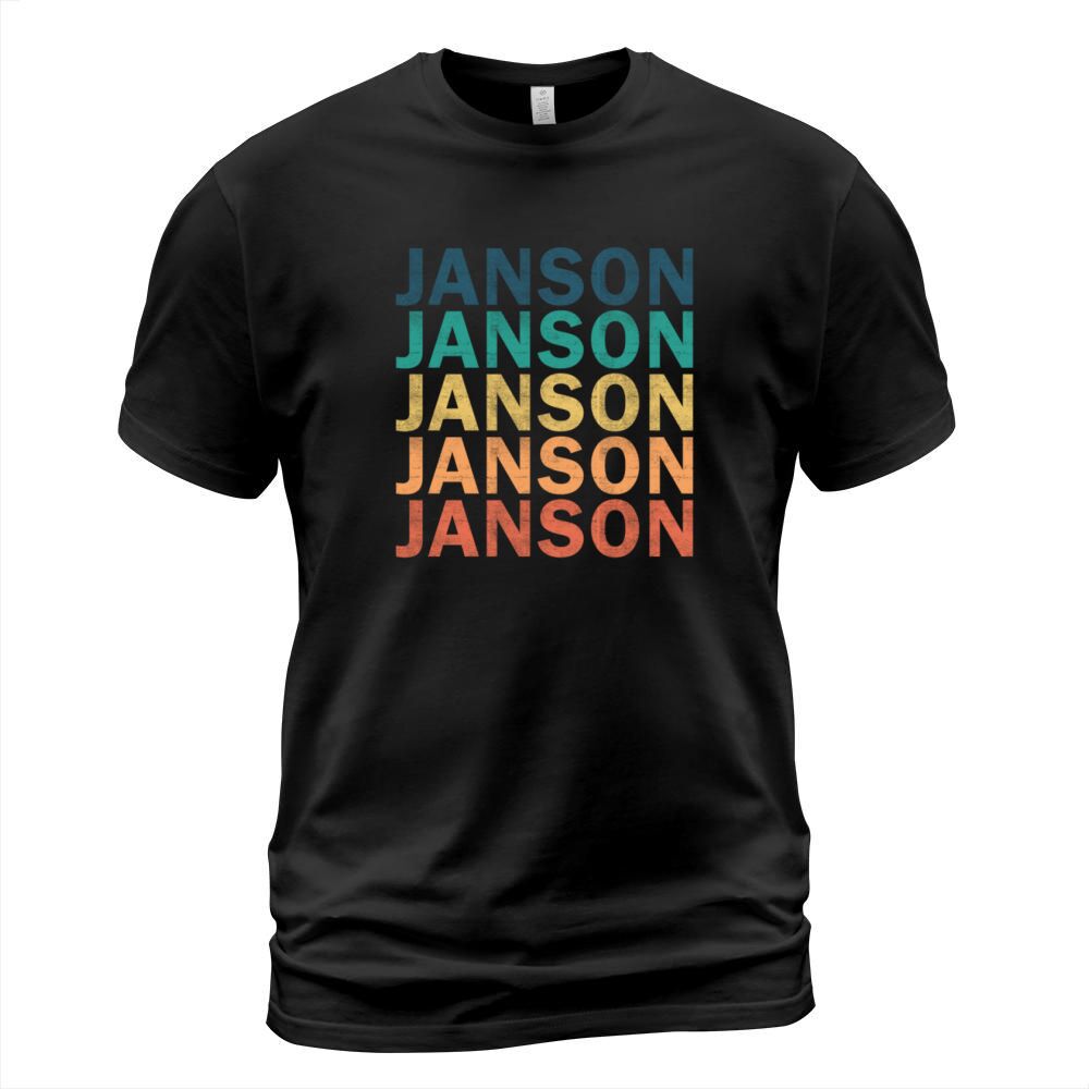 Janson Name T Shirt - Janson Vintage Retro Name Gi T-Shirt Unisex