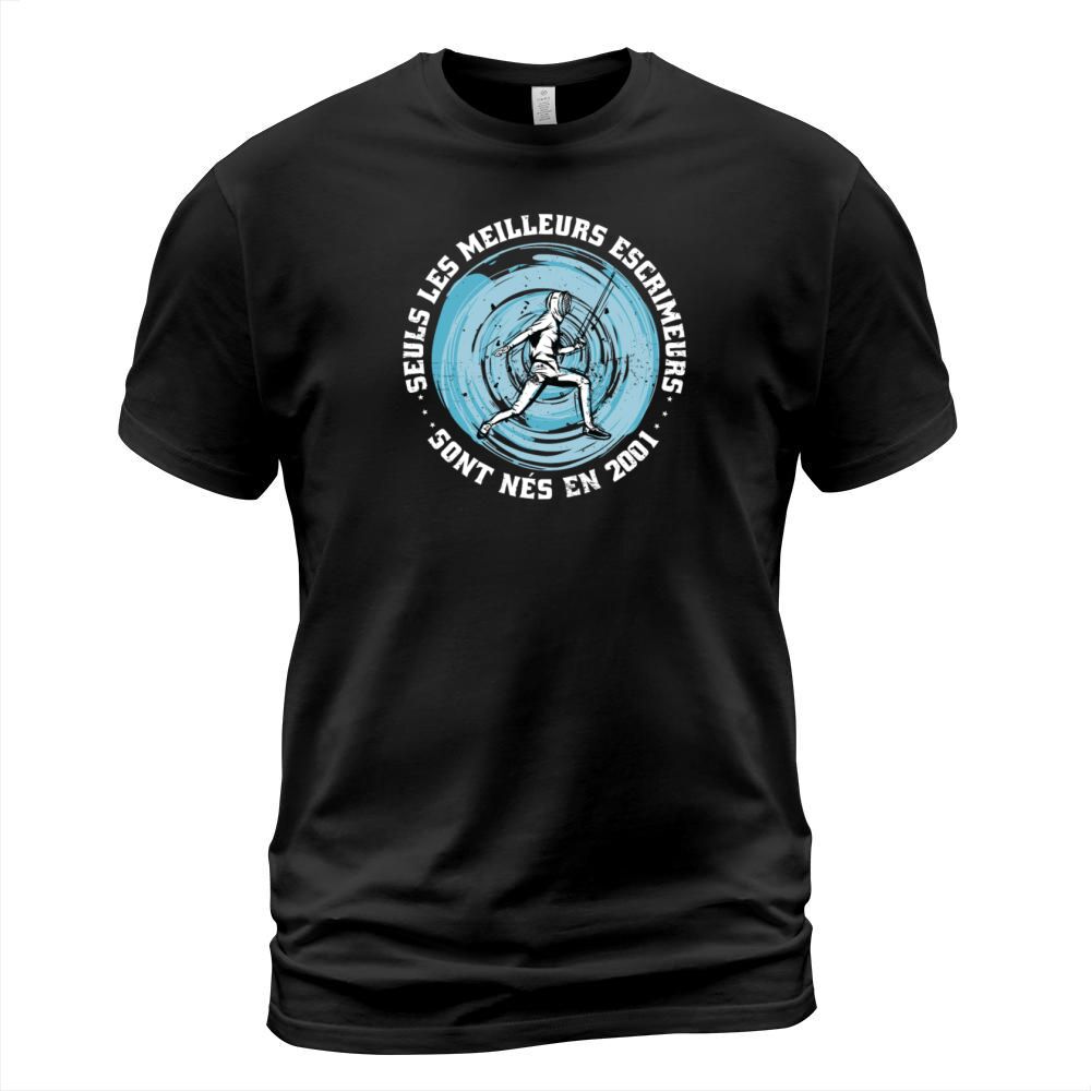 Fencers born in 2001 Birthday Vintage T-Shirt Unisex