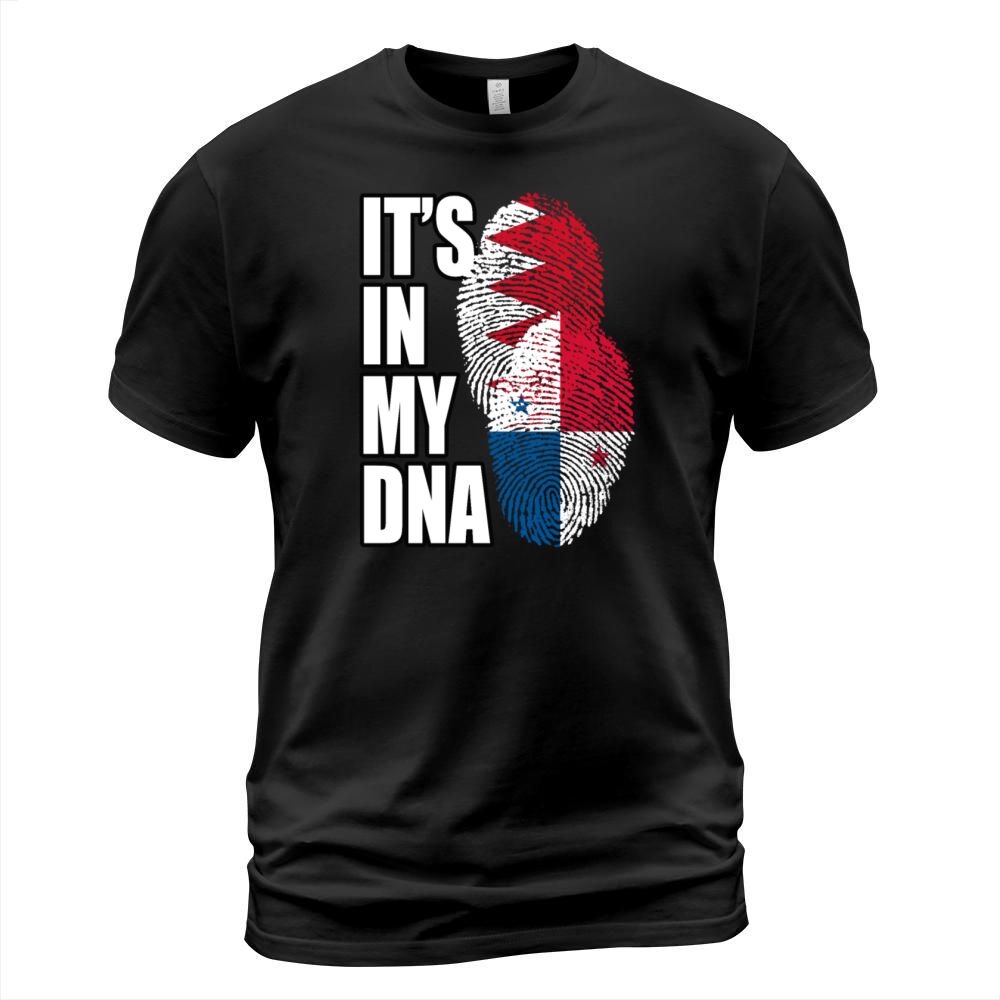 Bahraini And Panamanian Mix Heritage DNA Flag T-Shirt Unisex