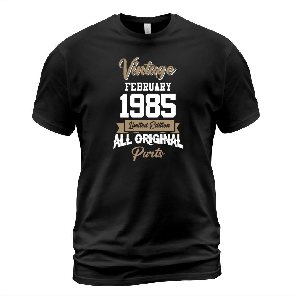 February 1985 Vintage Birthday Present T-Shirt Unisex