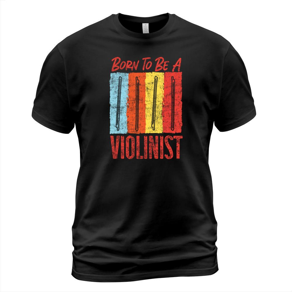 Violin Violinist Retro Vintage T-Shirt Unisex