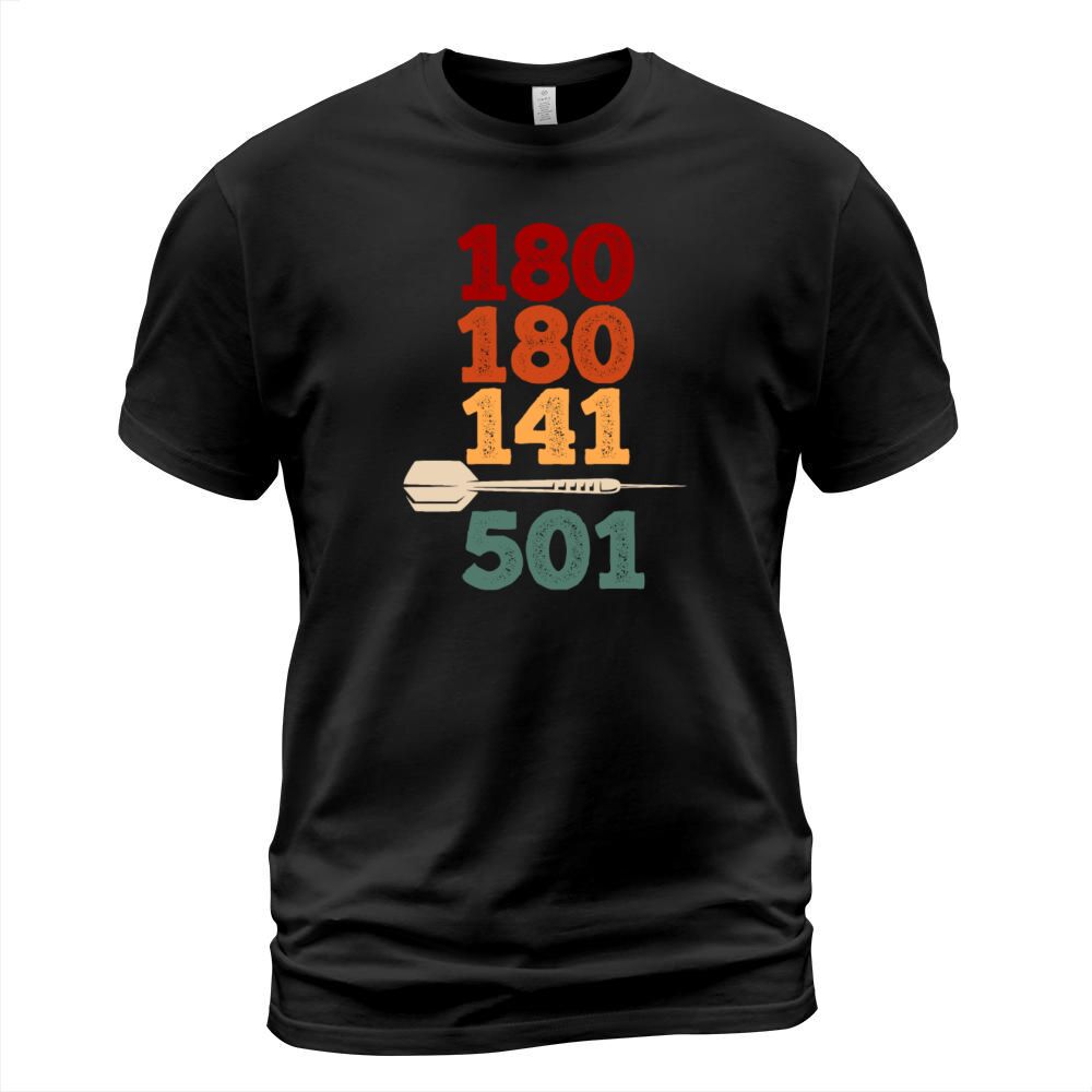 Funny Darts 180 Vintage Hobby Dart Player T-Shirt Unisex