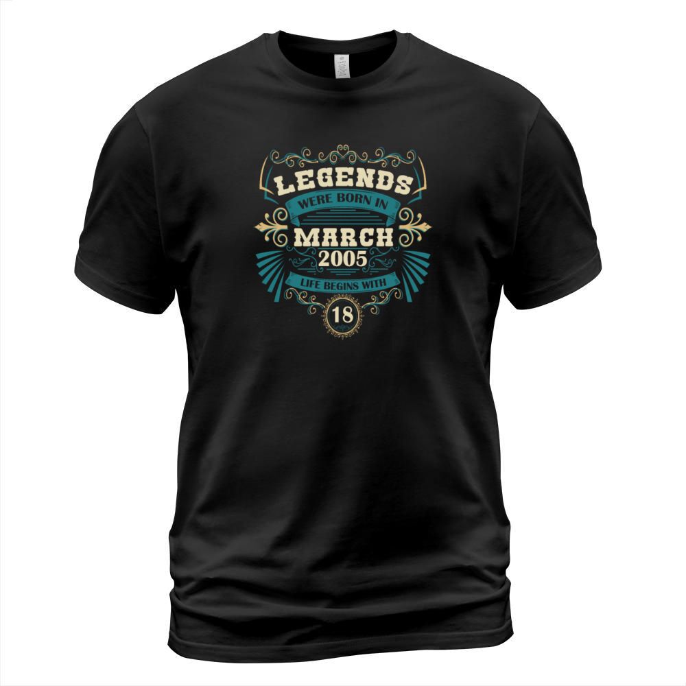 March 2005 Birthday Vintage Legend T-Shirt Unisex