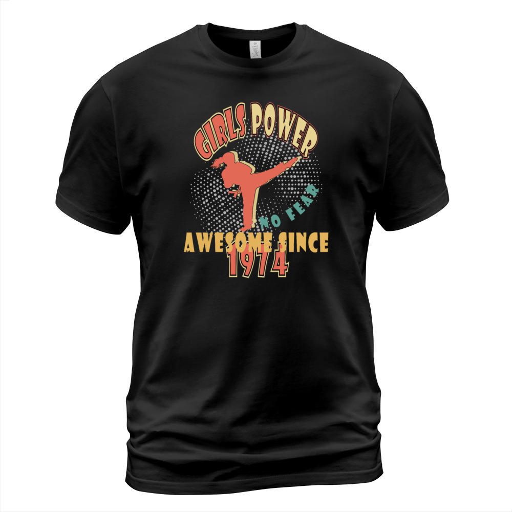 1974 vinatge Girls Power Birthday T-Shirt Unisex