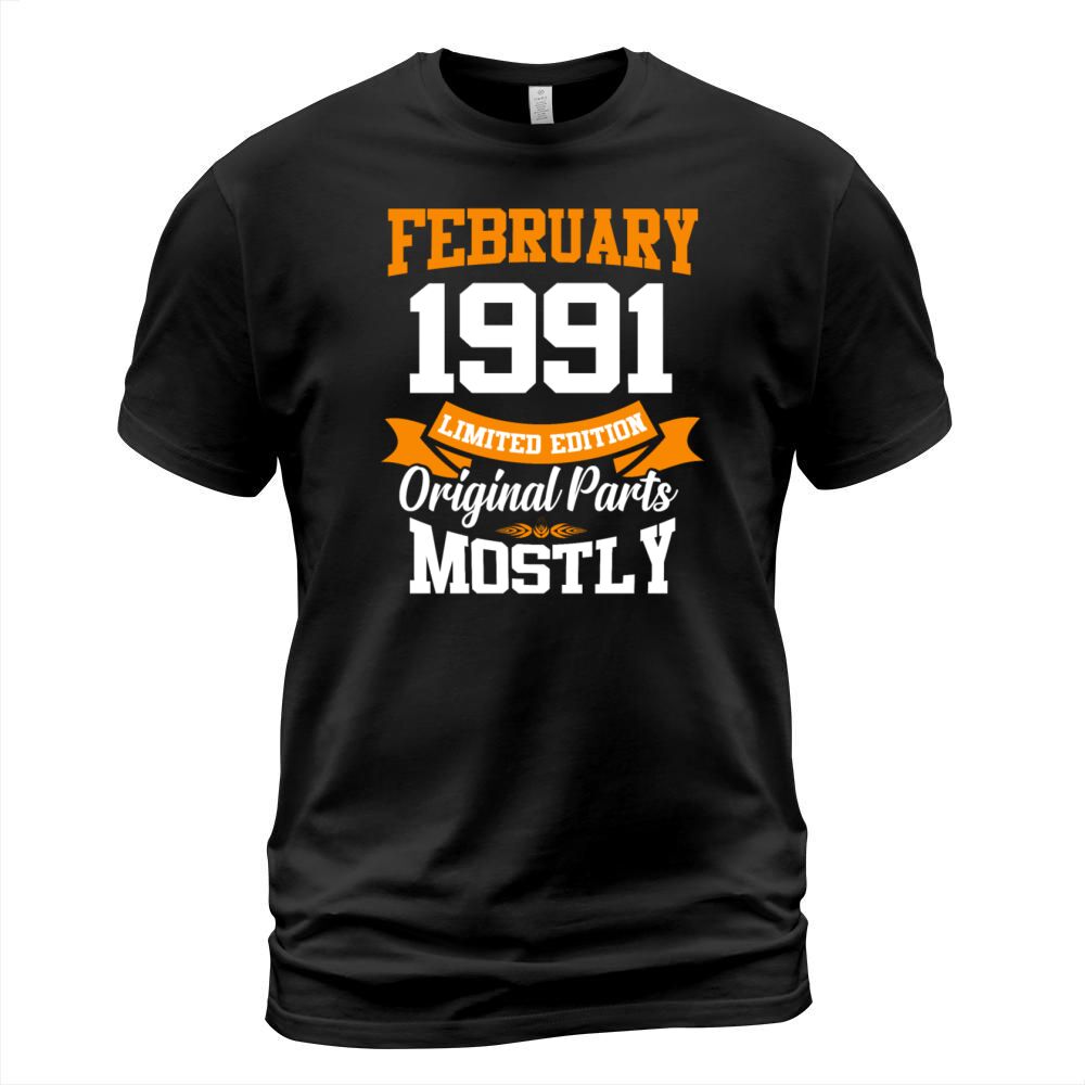 February 1991 Vintage Birthday Present T-Shirt Unisex