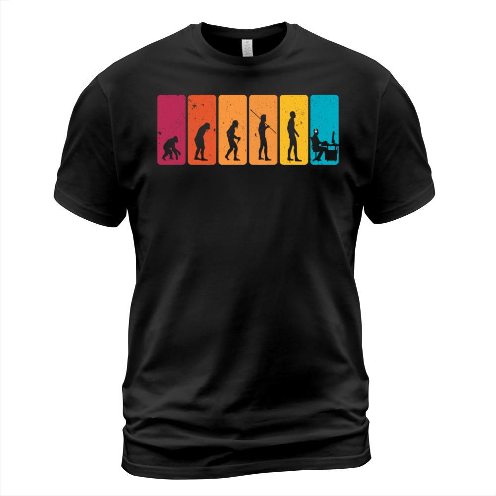 Gamer Evolution Cool Retro Evolution Of Man T-Shirt Unisex
